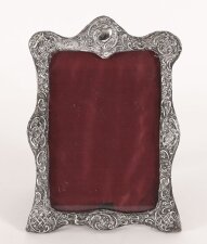 Antique Victorian Sterling Silver Photo Frame Dated 1905 19cm x 13cm